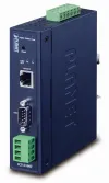 Tiontaire tionsclaíoch pláinéad RS-232 422 485 go IP 1x COM 1x 100Base-TX 9-48VDC -40~+75°C IP30 SNMP+Telnet
