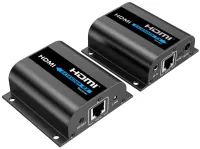 Подовжувач HDMI PremiumCord 4K@30Hz до 60 м через один кабель Cat6 6a 7 з локальним виходом HDMI Подовжувач HDMI PremiumCord 4K@30Hz до 60 м через один кабель Cat6 6a 7 з локальним виходом HDMI (1 of 7)