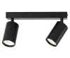 IMMAX NEO LITE PUNTO-2 SMART faretto nero sorgente 2xGU10 6W RGB+CCT Wi-Fi BEACON TUYA
