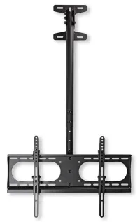 Suporte de teto NEDIS para TVs LCD e de 42 a 65 polegadas, capacidade de carga de 45 kg, inclinação de ± 15°, rotação de 24° +24°, em aço preto. Suporte de teto NEDIS para TVs LCD e de 42 a 65 polegadas, capacidade de carga de 45 kg, inclinação de ± 15°, rotação de 24° +24°, em aço preto. (1 of 2)