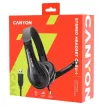 Headset CANYON CHSU-1 nasc USB éadrom dubh thumbnail (5 of 5)