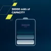 CANYON powerbanka PB-301 30000mAh Li-poly QC 3.0&PD 20W display In USB-C + micro USB Out 1x USB-C + 2x USB-A bílá thumbnail (5 of 5)
