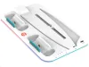 CANYON multifunctional cooling stand for PS5 charging 2 PS5 controllers RGB backlight white thumbnail (5 of 12)