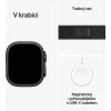 Apple Watch Ultra 2 49 mm sort titanium med sort sportræk - M/L thumbnail (7 of 7)