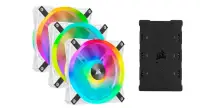 Ventilator Corsair QL Series QL120 RGB LED 3x 120mm Lighting Node CORE alb Ventilator Corsair QL Series QL120 RGB LED 3x 120mm Lighting Node CORE alb (1 of 3)