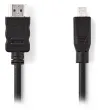 Cabo HDMI de alta velocidade NEDIS com conectores Ethernet HDMI-micro HDMI preto 2m thumbnail (2 of 2)
