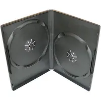 Caja COVER IT para 2 soportes DVD ULTRA slim 7mm negro Caja COVER IT para 2 soportes DVD ULTRA slim 7mm negro (1 of 1)