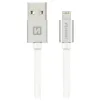 Swissten Datakabel Tekstil Usb Lightning Mfi 2.0 M Sølv