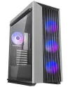 DEEPCOOL behuizing CL500 4F - AP ATX 4x120 mm ARGB ventilator USB 3.0 gehard glas zwart