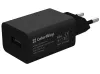 COLORWAY 1x USB mains charger 10W 100V-240V Black + USB-C cable 1m