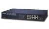 Planet FGSD-1008HPS PoE switch 8x RJ45 2x SFP RJ45 Web SNMP STP RSTP extend 10Mb s IEEE 802.3at 125W
