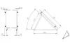Solarmi profile for SC holders for fixing sol. flat roof panel (1pc) thumbnail (3 of 3)