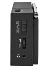NEDIS radio portable AM ​​FM alimentée par batterie analogique 1,5 W sortie casque noir thumbnail (5 of 7)