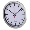 HAMA Wanduhr Statioun Duerchmiesser 30 cm duerch Radio Signal kontrolléiert 1x AA Batterie wäiss-Sëlwer thumbnail (2 of 3)