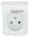 NEDIS Wi-Fi Smart Socket Outdoor 16A French Type E IP44 Power Meter Android iOS Nedis® SmartLife White