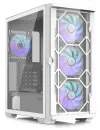 Zalman behuizing Z10 Duo ATX 4x120 mm ARGB ventilator 2xUSB 3.0 USB-C gehard glas wit thumbnail (1 of 4)