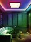 IMMAX NEO LITE TUDO SMART laevalgusti RGB taustvalgustusega 40x40cm 50W Wi-Fi must TUYA thumbnail (7 of 7)