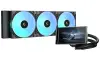 Refroidisseur d'eau DEEPCOOL LT360 Vision ARGB, 3 ventilateurs ARGB 120 mm, connecteur PWM 4 broches, affichage noir