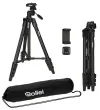 Tripod taistil, fón póca, ceamaraí, ualach 2kg, rialú Bluetooth thumbnail (6 of 7)