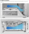 COUGAR PC Case MX600 Black Mid Tower Mesh Front Panel 3 x 140mm + 1 x 120mm Fans Transparent Left Panel thumbnail (13 of 28)