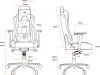 AROZZI chaise de jeu VERNAZZA Soft Fabric Surface violette Elastron violet thumbnail (9 of 9)