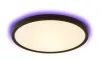 IMMAX NEO LITE TUDO SMART plafoniera con retroilluminazione RGB 40cm 50W Wi-Fi nero TUYA