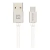Swissten Data Cable Textile Usb Usb-C 0.2 M Сребрист thumbnail (1 of 1)