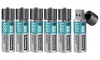Colorway nofëllbar Batterie AA 1200mAh USB 1.5V 6 Stéck an engem Package