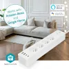 NEDIS Wi-Fi Smart Extension Cable 3x Type E Socket 16A 2x USB-A 2x USB-C 2m Android iOS White thumbnail (4 of 6)