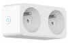 IMMAX NEO LITE SMART Smart Indoor 2 kontaktiga pistikupesa (tüüp E) 16A Wi-Fi Google Assistant Amazon Alexa LIDL TUYA