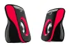 GENIUS Lautsprecher SP-Q180 Red 2.0 6W USB Netzteil 3,5mm Klinke schwarz-rot thumbnail (2 of 2)