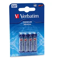 VERBATIM alkaline Batterie 1,5V AAA Blister 4 Stk VERBATIM alkaline Batterie 1,5V AAA Blister 4 Stk (1 of 1)