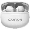 CANYON TWS-8 BT slušalke z mikrofonom BT V5.3 JL 6976D4 etui 470mAh+40mAh do 32h bele