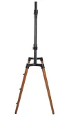 Podłogowy stojak pod telewizor NEDIS 60-75" 40 kg Skandynawski design Pasek antypoślizgowy Zatrzask czarny thumbnail (3 of 5)