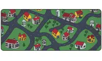 Krux-pöytäliina Space City XXL 40x97 cm vedenpitävä lasten kaupunkikuvio Krux-pöytäliina Space City XXL 40x97 cm vedenpitävä lasten kaupunkikuvio (1 of 5)