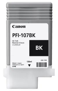 Canon Tintenpatrone PFI-107bk schwarz 130ml Canon Tintenpatrone PFI-107bk schwarz 130ml (1 of 1)
