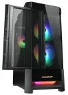COUGAR PC-Gehäuse DUOFACE Pro Schwarz Mid Tower Airflow Frontpanel TG Linkes Panel 2 x ARGB 140 mm & 1 x 120 mm Lüfter thumbnail (5 of 32)