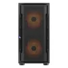 COUGAR PC Case UNIFACE RGB Sort Mini Tower Mesh Frontpanel 2x 140mm RGB Fan + 1x 120mm RGB Fan TG venstre panel thumbnail (2 of 23)