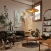 Lampada a sospensione di design IMMAX BOHO HILO D80cm E27 bambù thumbnail (5 of 8)
