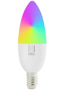 IMMAX NEO SMART LED-lamp E14 C37 48W RGB+CCT dimbaar Zigbee TUYA (1 of 11)