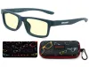 GUNNAR irodai gamer szemüveg CRUZ KIDS SMALL (4-8) TEAL borostyán lencsék BLF 65 NATURAL fókusz thumbnail (4 of 4)