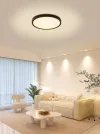 IMMAX NEO LITE TUDO SMART ceiling light RGB backlight 60cm 65W with BEACON Wi-Fi TUYA support black thumbnail (6 of 9)