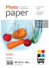 COLORWAY fotopapír matte 130g m2 A4 50 kusů