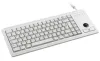 CHERRY tipkovnica G84-4400 s sledilno kroglico, žično USB ultralahko in majhno belo EU postavitvijo thumbnail (2 of 2)