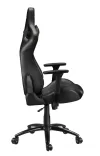 CANYON Cathaoirleach cearrbhachais OÍCHE PU fráma miotail leathair 90-150 ° backrest ardaitheoir gáis 3d rang 4 dubh-oráiste thumbnail (3 of 7)