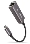 AXAGON адаптер USB-C към GLAN (RJ-45) ADE-TRC USB 3.2 Gen1 алуминиево тяло 15 см