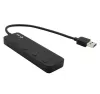 I-tec USB HUB METAL 4 porty USB 3.0 tlačítko On Off pro zapnutí a vypnutí kovový černý thumbnail (2 of 3)