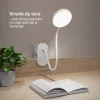 Επιτραπέζιο φωτιστικό LED Colorway CW-DL02B-B Ενσωματωμένο κλιπ μπαταρίας Λευκό thumbnail (5 of 7)