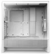 NZXT korpus H5 Flow edition 2x120 mm ventilaator USB 3.0 USB-C 3.1 läbipaistev külgmine võrkpaneel valge thumbnail (4 of 5)