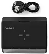 Muirearóir Gan Sreang Clog Aláraim NEDIS Deimhniú Qi Solas Oíche Dathanna Il 5 12 9VDC 1.0A 2.5A USB-A Dubh thumbnail (5 of 5)